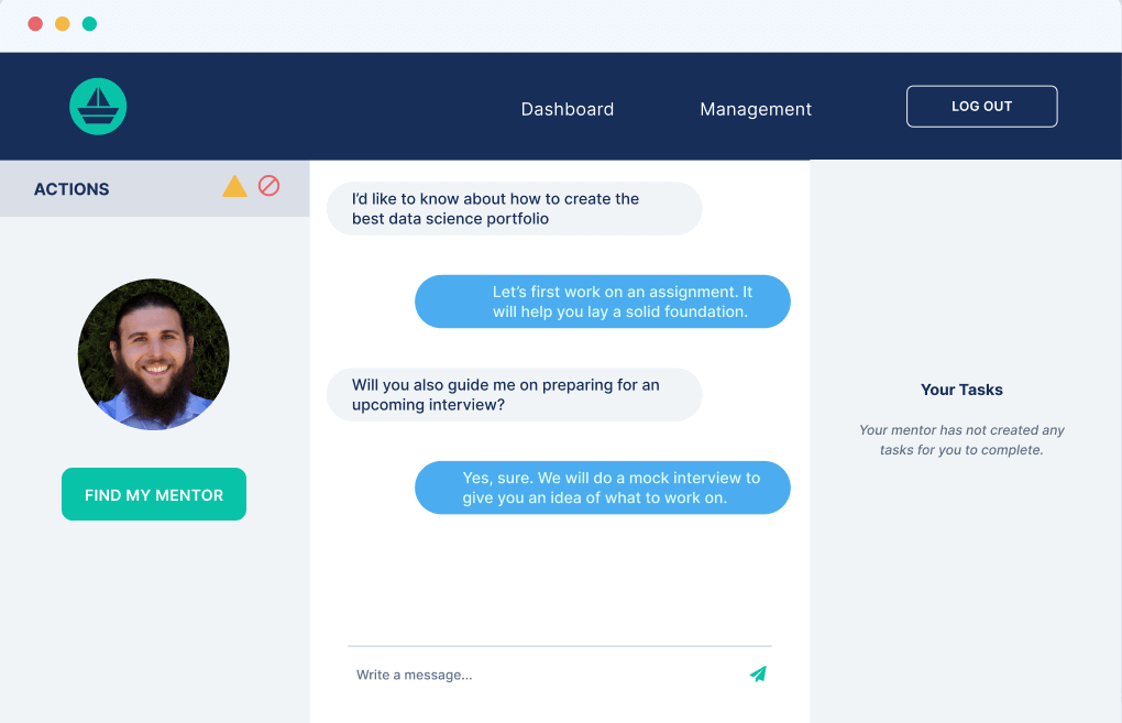 chat screen